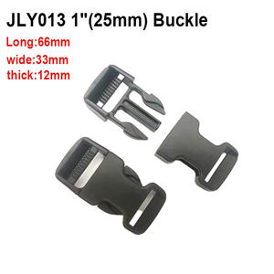 Hebilla de Plástico de Liberación Lateral Plana de 3/4 de Pulgada para Bolsas, Cinturones, Mochilas, Collares de Perro Tácticos, Correas, con Logotipo Personalizado - Product Image 2