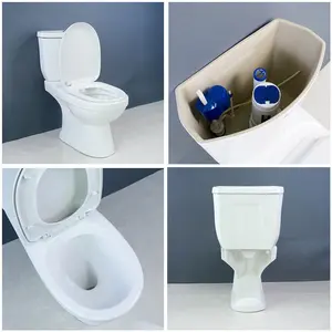 Medyag Cheap Toilet Pedestal Basin Sets Wash Down Ceramic 250mm 2 Piece Toilet WC Bowl Closestool