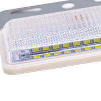 Feux latéraux LED multicolores 12V 24V pour camions, 129 mm, étanches, 4 trous de vis, pour camions et remorques universels