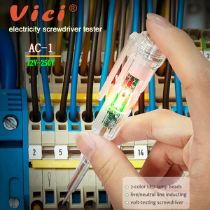 Vicimeter AC-1 Screwdriver & Voltage Detector 100V ~ 260V Néon Light Voltage Detector - Product Image 2