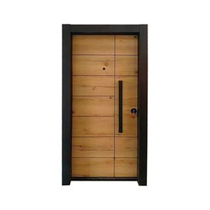 Puerta de Seguridad Moderna de Lujo con Acabado en Madera, Antirrobo, de Apertura Plana, Manual, Completa, Yongkang - Product Image 5