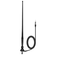 Radio marine stéréo lecteur MP3 Audio étanche et haut-parleurs ronds marins de 4 "et antenne FM AM pour moto de chariot de Golf ATV UTV