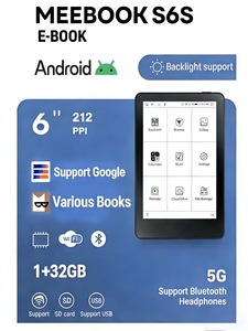 Liseur de <span class=keywords><strong>livres</strong></span> électroniques S6S 6 pouces Android 32 Go 212 PPI Écran E Ink WIFI 5G Carte SD <span class=keywords><strong>Google</strong></span> <span class=keywords><strong>Play</strong></span> Store Anglais PDF TXT EPUB MOBI - Product Image 2