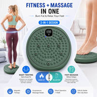 Máquina de Ejercicios Tummy Twister, Producto Innovador, Equipo de Fitness Portátil para el Hogar, Plataforma de Ejercicios Aeróbicos Compacta para Interiores