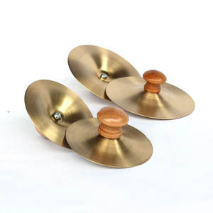 Nouveaux instruments de percussion <span class=keywords><strong>cymbales</strong></span> en cuivre pour l'éducation de la petite enfance <span class=keywords><strong>cymbales</strong></span> à grand et petit chapeau <span class=keywords><strong>cymbales</strong></span> Sichuan - Product Image 3