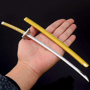 Espada Samurai de 26 cm de <span class=keywords><strong>Coyote</strong></span> Starrk de Bleach Anime, Modelo Coleccionable de Alta Calidad, Artesanía de Metal Completo, Espada de Juguete Personalizada - Product Image 6