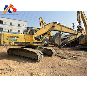 Importé du Japon KOMATSU excavatrice utilisée PC200 PC200-5 PC200-6 PC200-7 excavatrice d'occasion à vendre des machines de Chine - Product Image 1