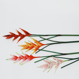 Fleur artificielle de paradisier à longue tige, effet toucher réaliste, pour décoration de mariage et de remise de diplôme - Product Image 1