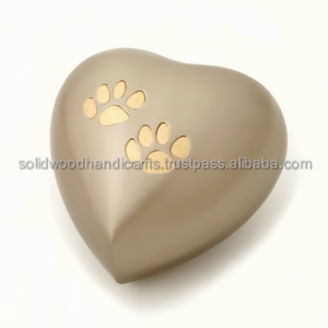 Nuevo diseño de latón cremación urnas conmemorativas para mascotas urnas de recuerdo funerario para mascotas urnas de entierro con alta calidad a bajo precio - Product Image 1