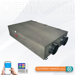 Système de ventilation intelligent ERV avec connexion à une pompe à chaleur air-eau et préchauffage et refroidissement de l'air frais - Product Image 1