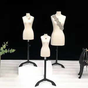 Upper-body Adjustable Fabric Dress Forms Mini Mannequin for sewing