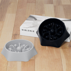 Bol à alimentation lente pour chien, arrondi, anti-renversement, petit bol à nourriture pour chien, bol à manger lent pour animaux de compagnie - Product Image 4