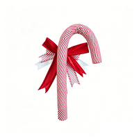 Adorno Navideño de Bastón de Caramelo Grande, Bola de Navidad y Adornos para Árbol, Decoración Navideña en Stock