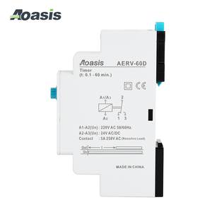 Relé de tiempo de función única ERV-60D con retardo de 0.1~60min, 220V AC - Product Image 5