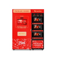 Fabricant de boîtes à lunch, snacks et boissons chauds rapides XY, distributeur automatique de pain et hamburger avec four à micro-ondes