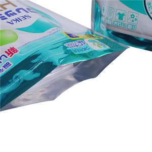 Pochette à fermeture éclair personnalisable en plastique composite laminé (OPP/CPP/VMPET/<span class=keywords><strong>AL</strong></span>/PA/PE) imprimée pour emballage cadeau de produits capillaires et de soins corporels - Product Image 4