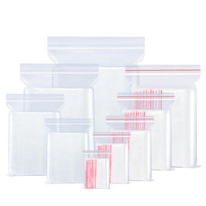 Sacchetti di <span class=keywords><strong>plastica</strong></span> impermeabili ermetici per imballaggio alimentare sacchetti <span class=keywords><strong>in</strong></span> <span class=keywords><strong>plastica</strong></span> richiudibili <span class=keywords><strong>in</strong></span> PE Poly <span class=keywords><strong>bustine</strong></span> trasparenti con cerniera richiudibile - Product Image 1