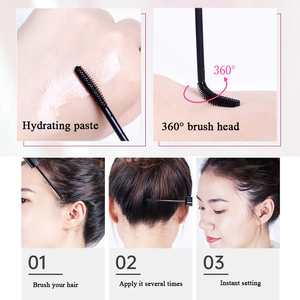 Bâton de cire de finition des cheveux avec brosse pour femmes Petit gel crème pour frisottis cassé Coiffage rafraîchissant Fixation Bangs et Flyaways <span class=keywords><strong>Mascara</strong></span> - Product Image 3