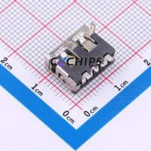 U-A-24DS-W-2 USB Connector SMD Connector ( Connector Type: Type-A )( Protocol Standard: USB 2.0 )( Gender: Female ) - Product Image 2