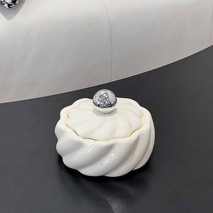 Cenicero para fumar en <span class=keywords><strong>la</strong></span> sala de estar con forma creativa de alta calidad con tapa, Cenicero para cigarros de oficina con cenizas antimoscas - Product Image 5