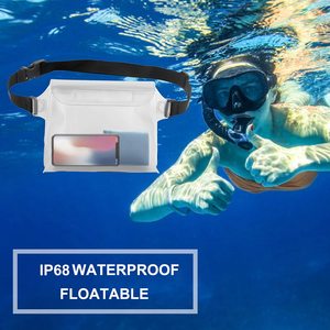 Tas Pinggang Fanny Pack PVC <span class=keywords><strong>Anti</strong></span> Air Ukuran Besar Desain Khusus Terbaru 2022 untuk Pria dan Wanita dengan Tali yang Dapat Disesuaikan - Product Image 2