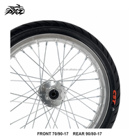 Kit de roues Supermoto CNC 17 pouces Surron LBX Talaria MX4 MX3 X3 avec pneus routiers 70/90-17 90/80-17 – Amélioration haute performance pour E-bike MX Dirt