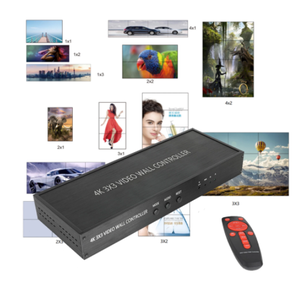 Bộ Điều Khiển Gắn Tường Video 4K HD 3X3 HDMI Bán Chạy Bộ Ghép Bộ Xử Lý Video + Bộ Đổi Nguồn + Điều Khiển Từ Xa + Hướng Dẫn Sử Dụng - Product Image 2