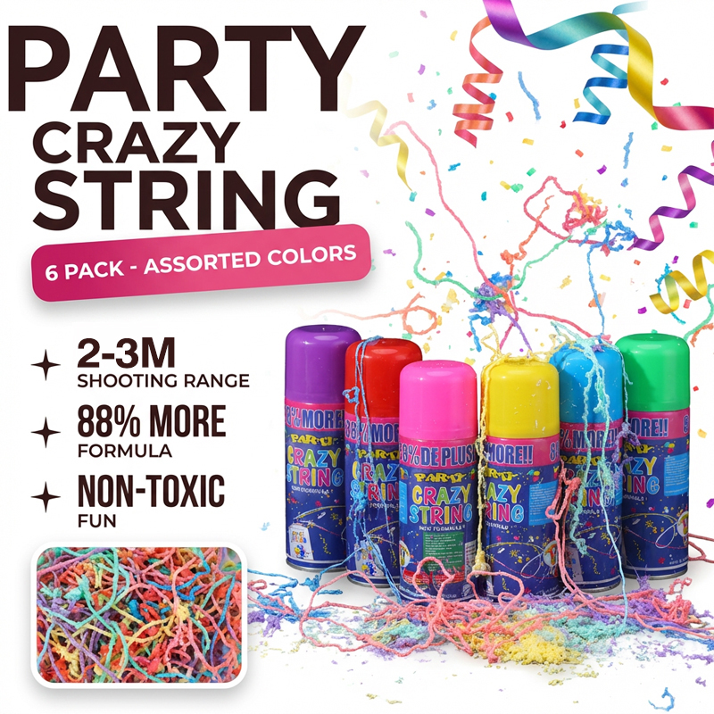 Colorful Handheld Party Celebration Snow Streamer