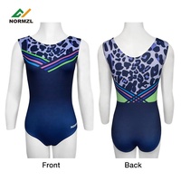 Pakaian Senam Studio Tari untuk Tim Senam, Jaket Pemanasan, Celana Pendek, Ikat Rambut, Tas, Leotard Senam Tanpa Lengan untuk Anak Perempuan