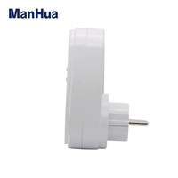 Temporizador Digital Electrónico Mini Manhua TG14EL 230V 50Hz, Enchufe de Temporización Programable Cíclico de 24 Horas