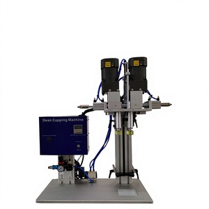 Economic Desktop Pneumatic Fully Automatic High Productivity Capping <b>Machine</b> Twist Lid <b>Honey</b> Jar Sauce Bottle Edible Oil Table - Product Image 1