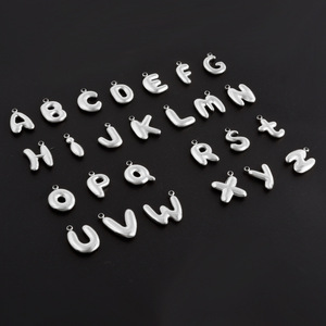 Colgantes de Letras A B C D E F de Acero Inoxidable Chapado en Oro, Joyería de Moda Unisex, Regalo - Product Image 4