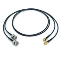 Cable Coaxial RF de 50 ohmios BNC-JJ SMA-JJ, Ensamblaje de Cable de Cobre Puro con Chapado en Oro para Comunicaciones/Transmisiones Inalámbricas T&M, IATF 16949