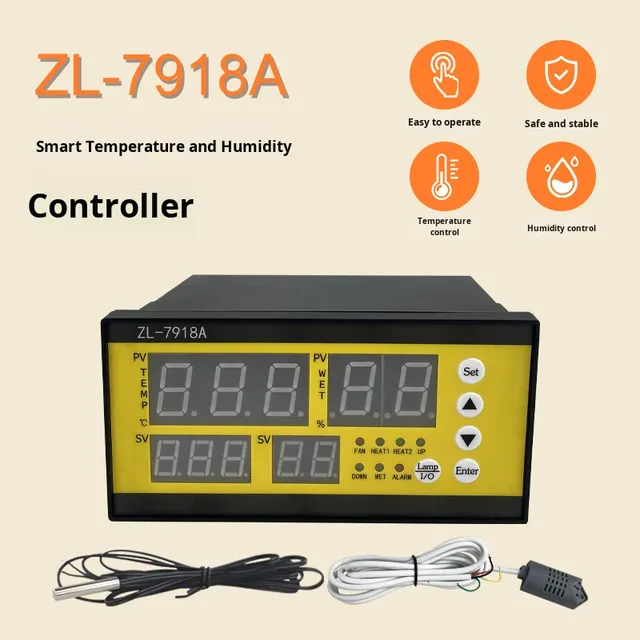 ZL-7918A Digital Temperature & Humidity Controller with Automatic Incubator Function