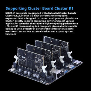 Chipboard Bit-brick Cluster K1 Cluster Board Computing haute performance de <span class=keywords><strong>classe</strong></span> serveur pour le développement IoT et bricolage SDK open source - Product Image 3