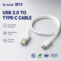 Kabel USB 2.0 ke Tipe C dengan Panjang Kustom, Layanan OEM ODM, Bersertifikasi UL, Kabel Pengisian Daya dan Sinkronisasi Data untuk Perangkat Digital