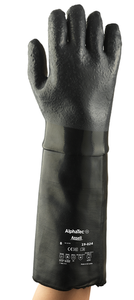 EN374 EN407 Gants de travail en néoprène de haute qualité avec doublure <span class=keywords><strong>thermique</strong></span> à double isolation Gants de sécurité résistants aux produits chimiques et à la chaleur - Product Image 3