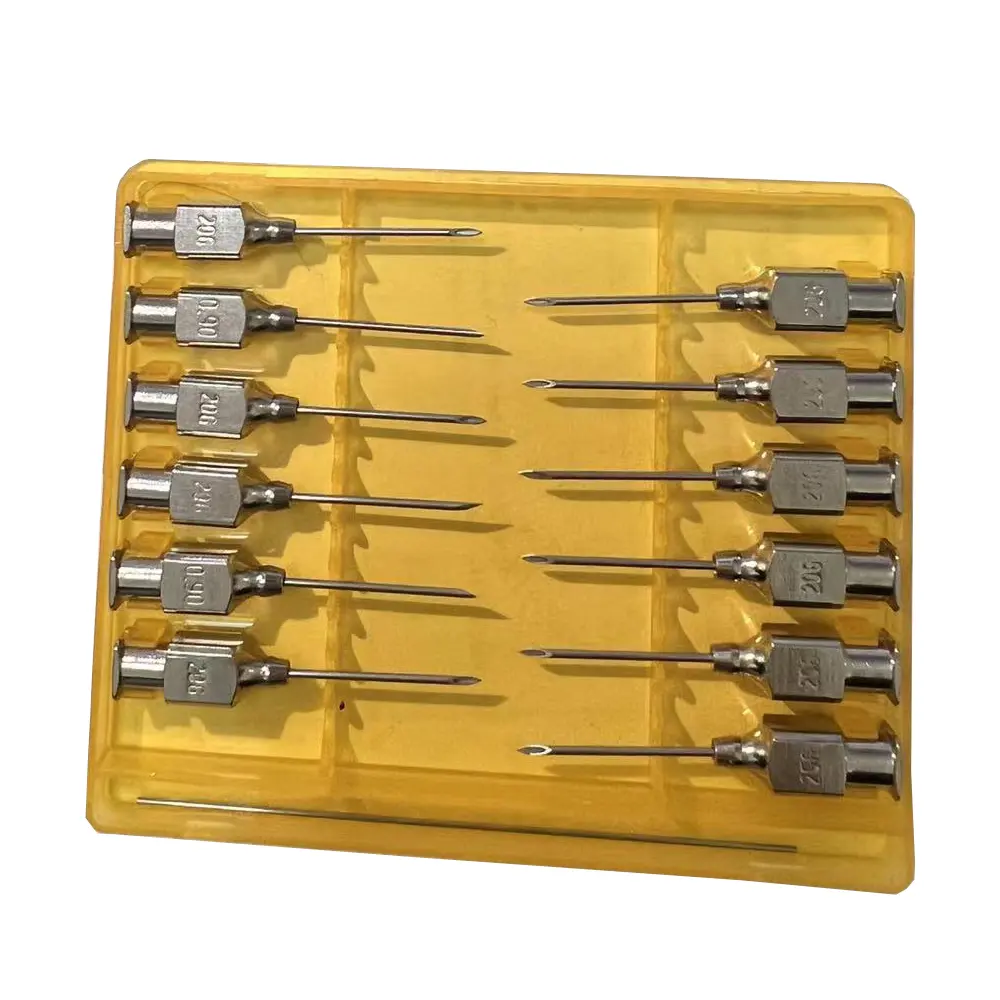 Pig/Animal/Chicken/Livestock Stainless Steel Veterinary Syringe Needle Veterinary Injection Needles