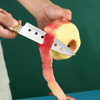 Keukenmes met kunststof handvat en beschermhoes, groentesnijder, fruitmes, Cuchillo Cocina, keukenhulpjes voor thuis
