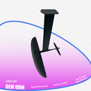JFS HPS 930 - Mástil de Carbono para Kitesurf, Foil, Deportes Acuáticos, Hydrofoil, Tabla de Surf, 1179 cm², 8 kg, Downwind, Océano, Negro, HPS 930, Fibra de Carbono - Product Image 1