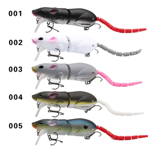 Nuevo molde Pike pesca de agua dulce 85mm/17g dura pesca ratón atraer flotante señuelo cebo rata - Product Image 3