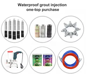 Grouting Accessories Steel Injection Packer Epoxy Injection Packer For Concrete Leakage