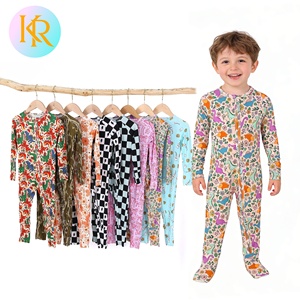 Monos para Bebés de 0 a 2 Años, Disponibles en EE. UU. y Corea, Ecológicos, de Alta Gama, Pijamas de Bambú, con Estampado Personalizado, Bodys para Recién Nacidos - Product Image 1
