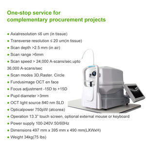 MY-V058G peralatan pemeriksaan klinis mata Cheking mesin Okt Ophthalmic <span class=keywords><strong>Optical</strong></span> penghasil tomografi - Product Image 5