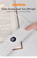 Lampe de lecture LED portable sans fil rechargeable YUELI, panneau pleine page, intensité réglable, lumière blanche, lampe de lecture intérieure, 50 000 heures, multicolore