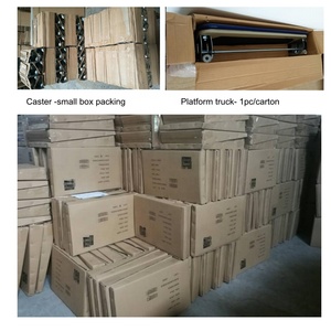 Logam <span class=keywords><strong>Hand</strong></span> <span class=keywords><strong>Trolley</strong></span> Empat Roda Platform <span class=keywords><strong>Hand</strong></span> Truck PH150 - Product Image 3