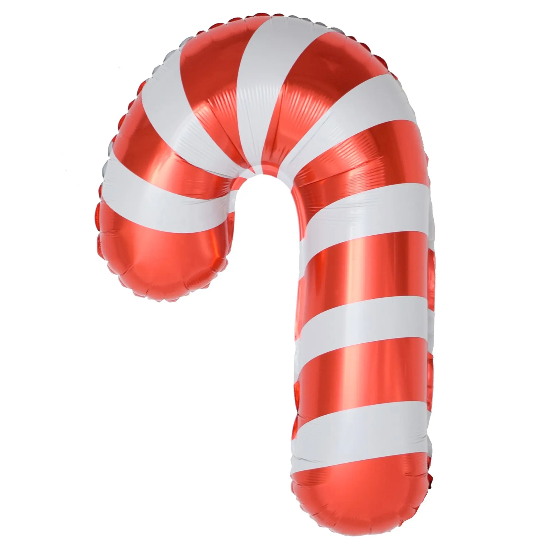 Neuankömmling Weihnachts feier liefert Red Cane Crutch Shaped Kids Toy Aufblasbare Folien ballons Globos für Weihnachten Neujahr