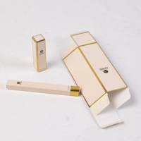 Boîte à double insert personnalisée avec logo imprimé, emballage rigide de luxe pour cosmétiques, rouges à lèvres, électronique