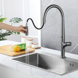 Grifo de cocina <span class=keywords><strong>con</strong></span> <span class=keywords><strong>sensor</strong></span> táctil <span class=keywords><strong>Grifos</strong></span> <span class=keywords><strong>con</strong></span> función de ahorro de agua <span class=keywords><strong>con</strong></span> grifo rociador extraíble - Product Image 5