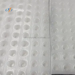 Membrane de fondation alvéolée en plastique/drain PE-HD étanche à fossettes